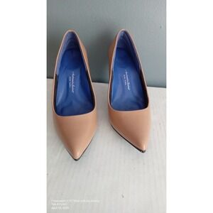 Antonia Saint New York Pointed Toe Pumps Classic‎ Heels Nude Beige